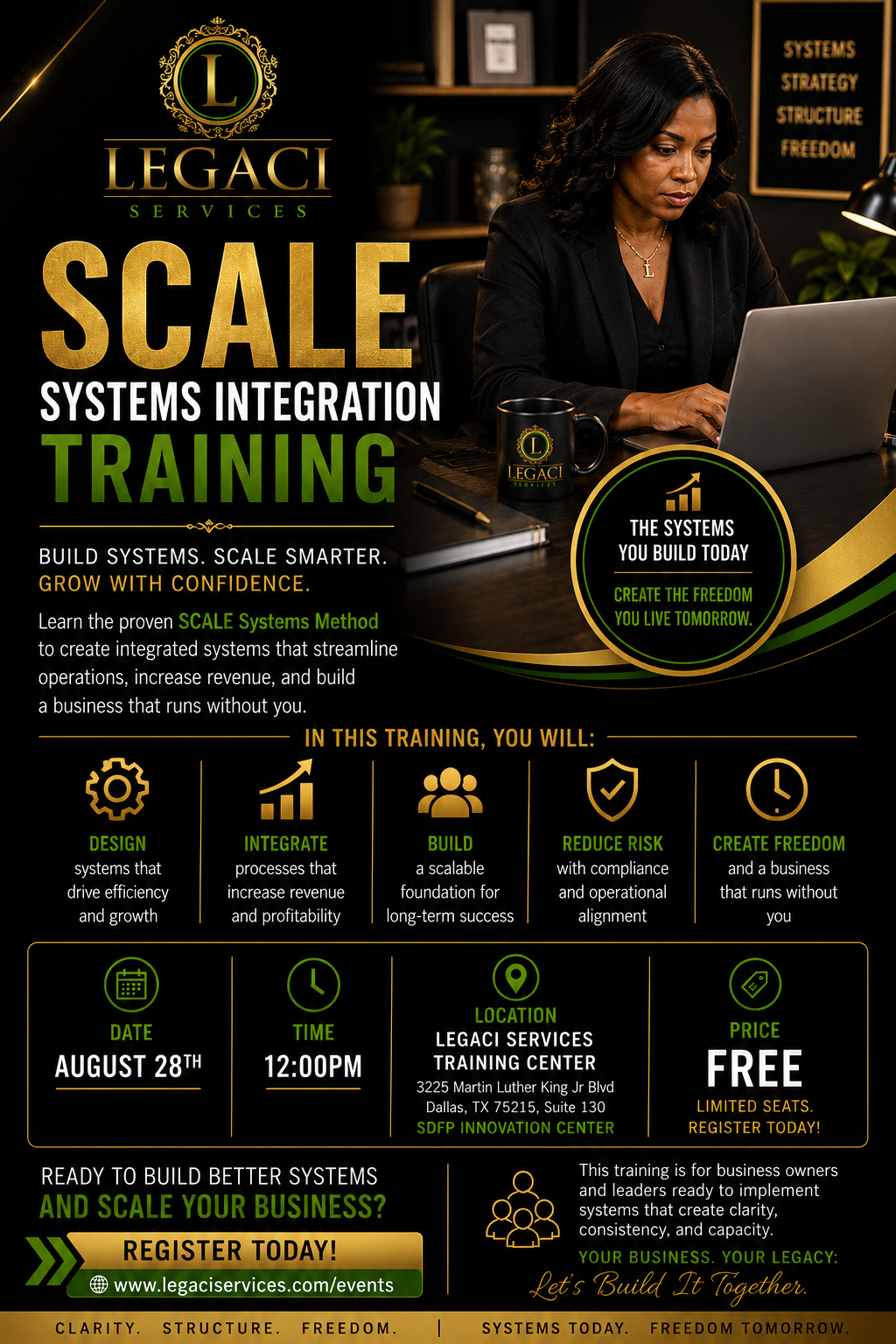 SCALE training flyer